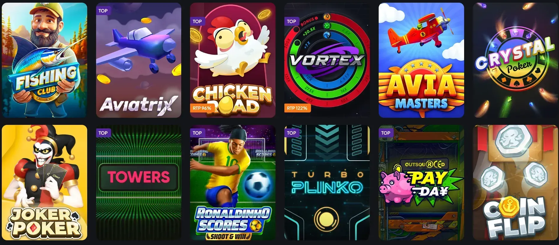 Spin Fyre mini games